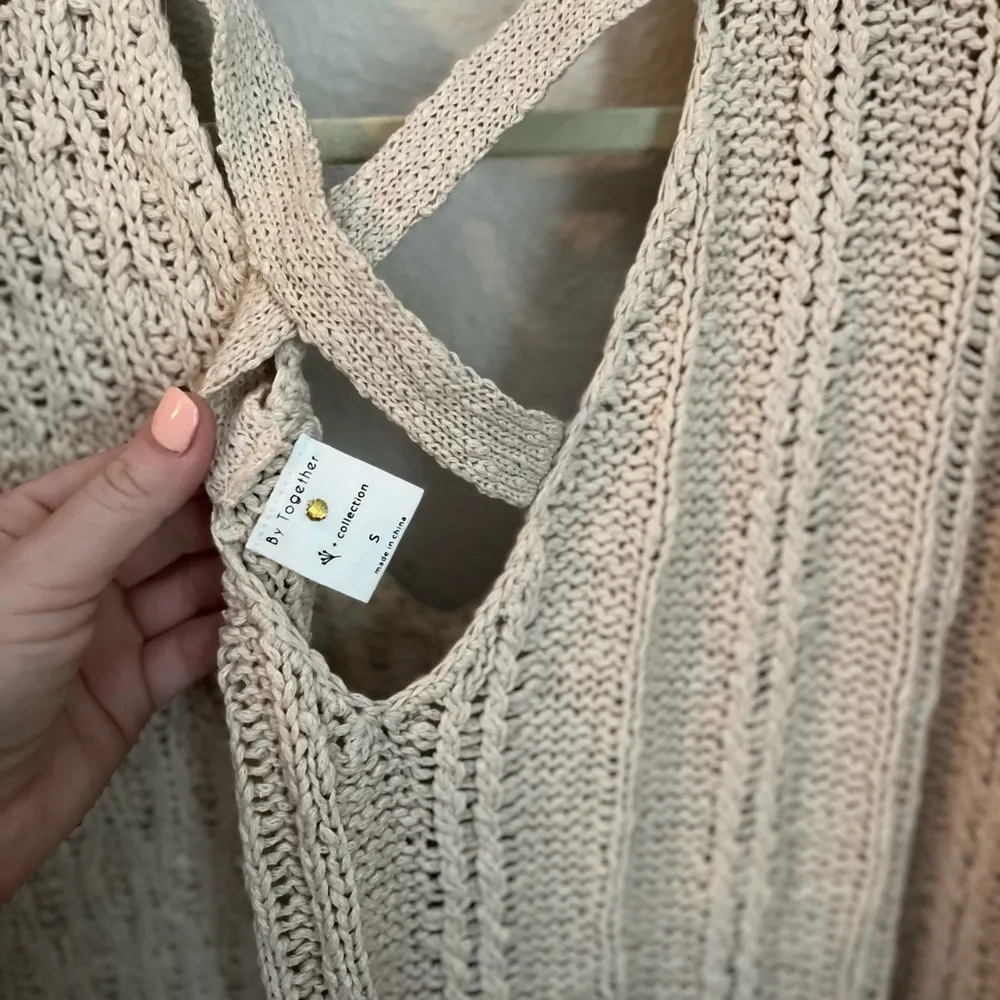 Oversized sweater with sweatshirt sleeves - Image 3