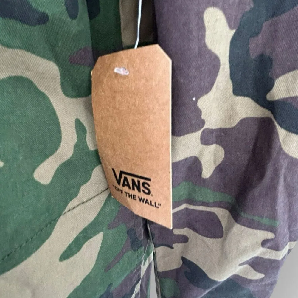 Vans Assembly Camo Shirt Dress Long Sleeve Size S - Image 12