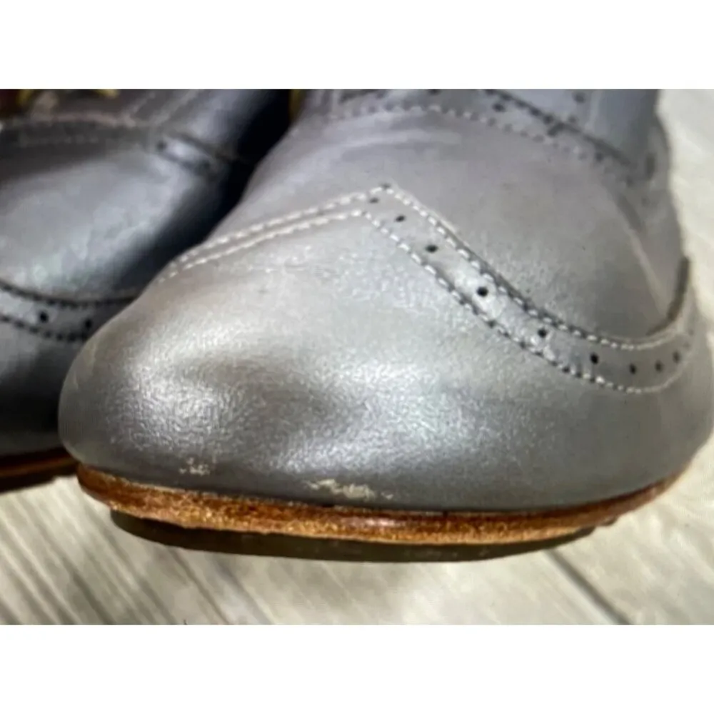 Sorel Leather Silver Gray Lace-up Shoes Derby Oxfords Size 10.5 - Image 7