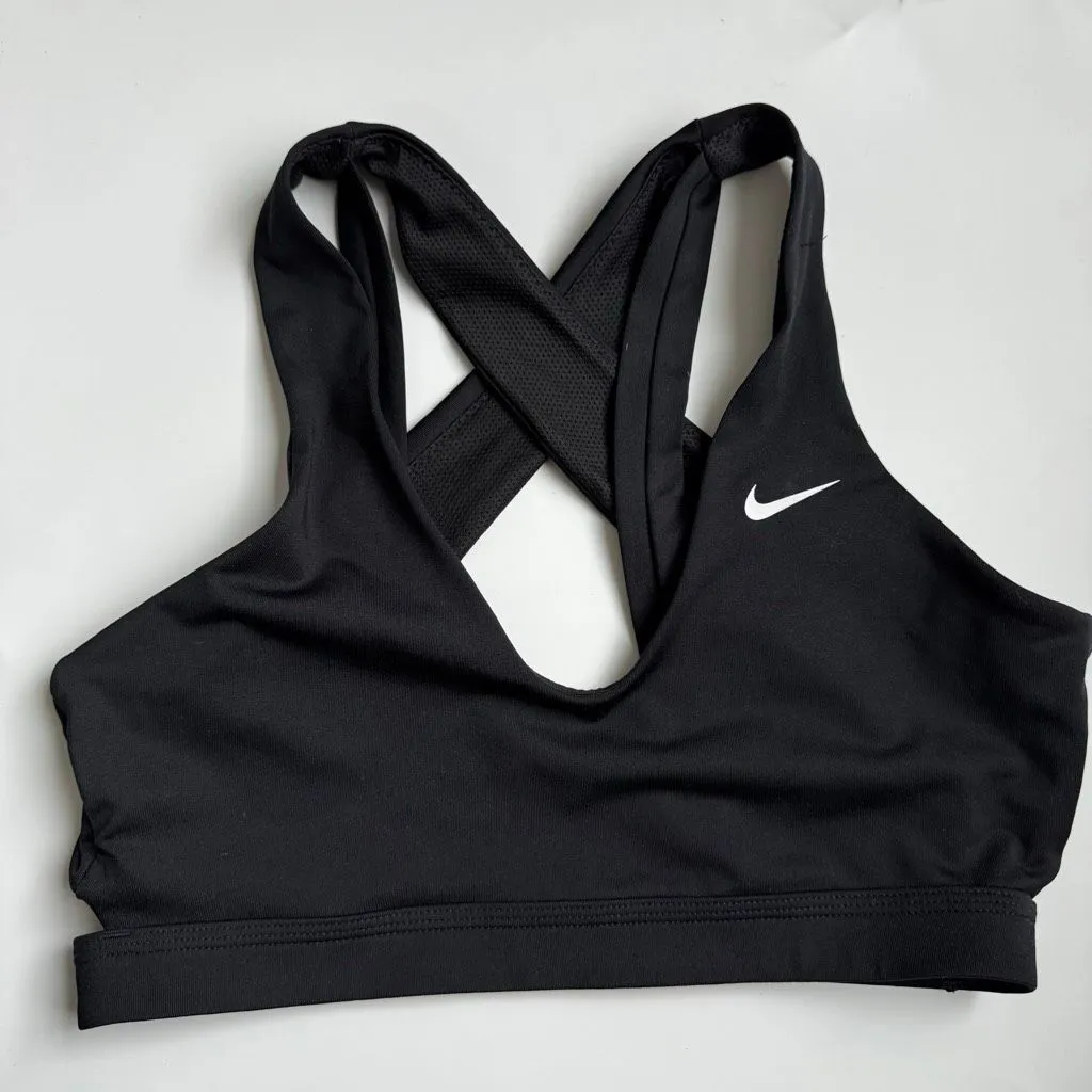 Nike Sports Bra Bundle Lot Of Six Air Indy Sports Bra Strappy Black Size Medium - Image 8