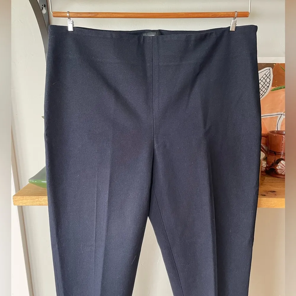 JOSEPH Navy Blue New Tony Cropped Gaberdine Trouser Dress Pant Size 40 (8) - Image 10