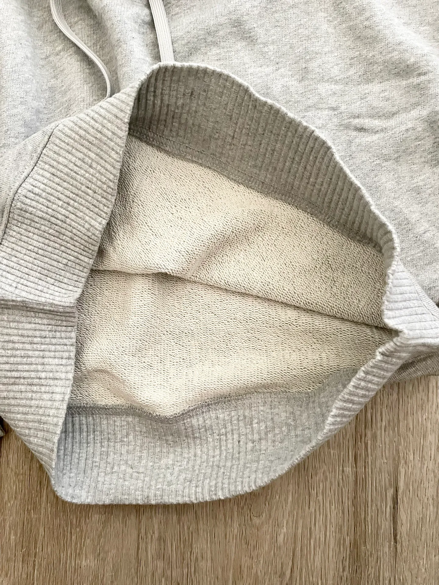 Carbon 38 NWT  Gray French Terry Hoodie S - Image 8