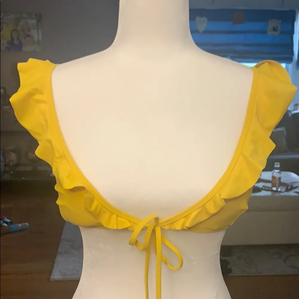 Aerie yellow and navy daisy bikini nwot - Image 2