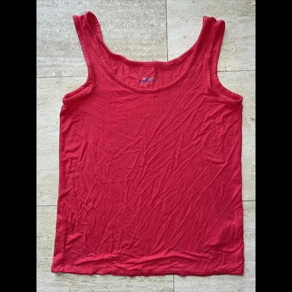 Columbia Sportswear‎ Womens Small Tank Top Coral Red - Image 3