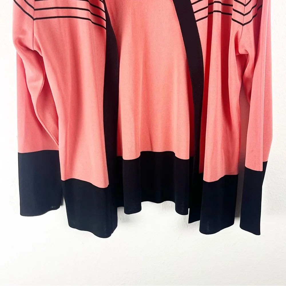 MISOOK Exclusively Striped Long Sleeves Open Cardigan, Size Small - Image 5