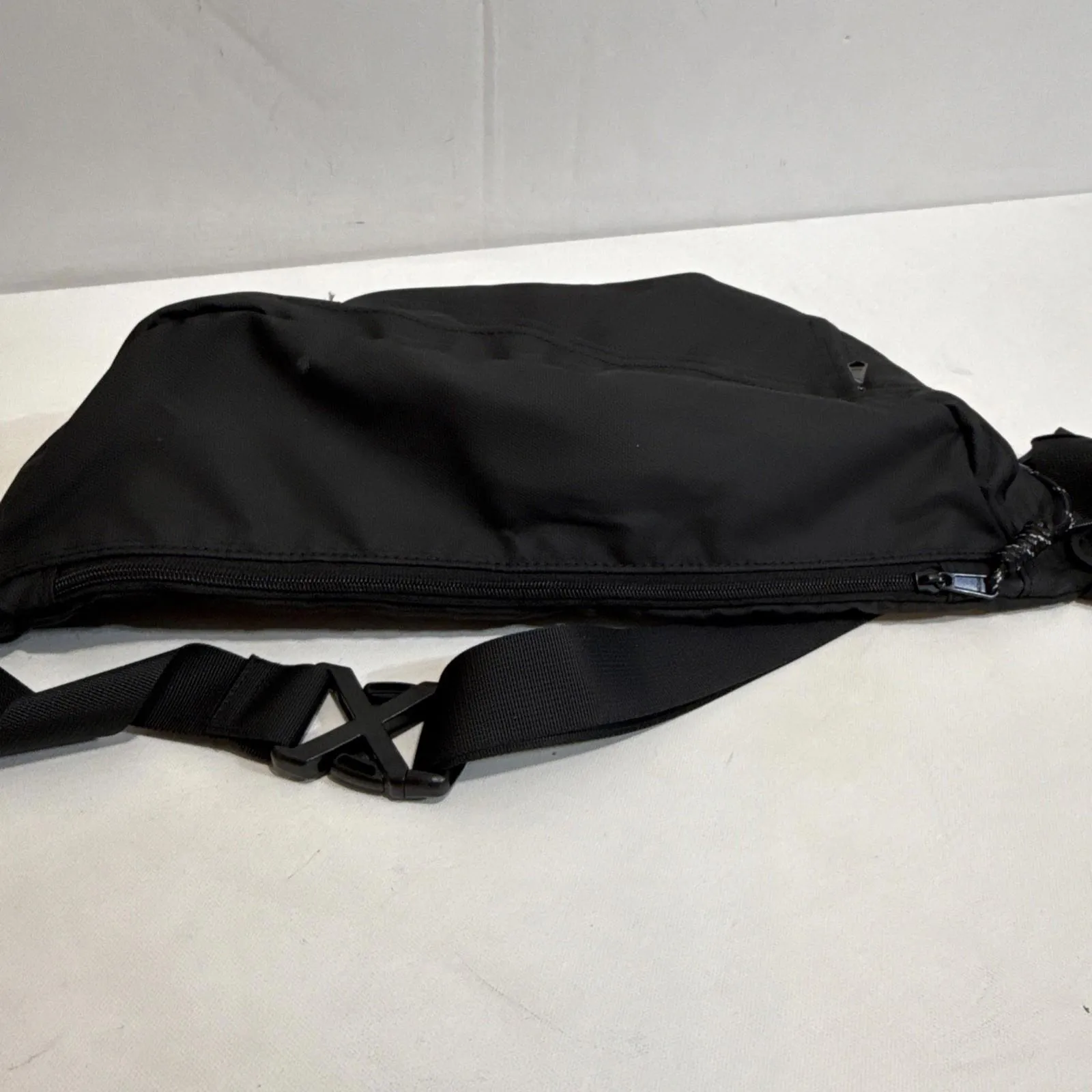 Large Crossbody Fanny Pack Water Resistant Gorpcore Unisex Waist Belt Bag Pack Black - Image 8