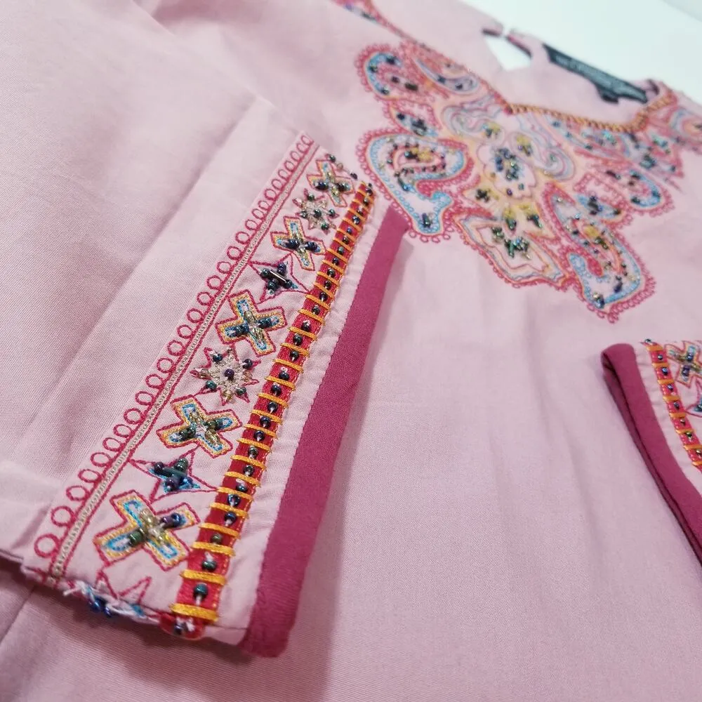 J. Peterman Epiphany Kaftan Tunic and Pants Co - Image 13