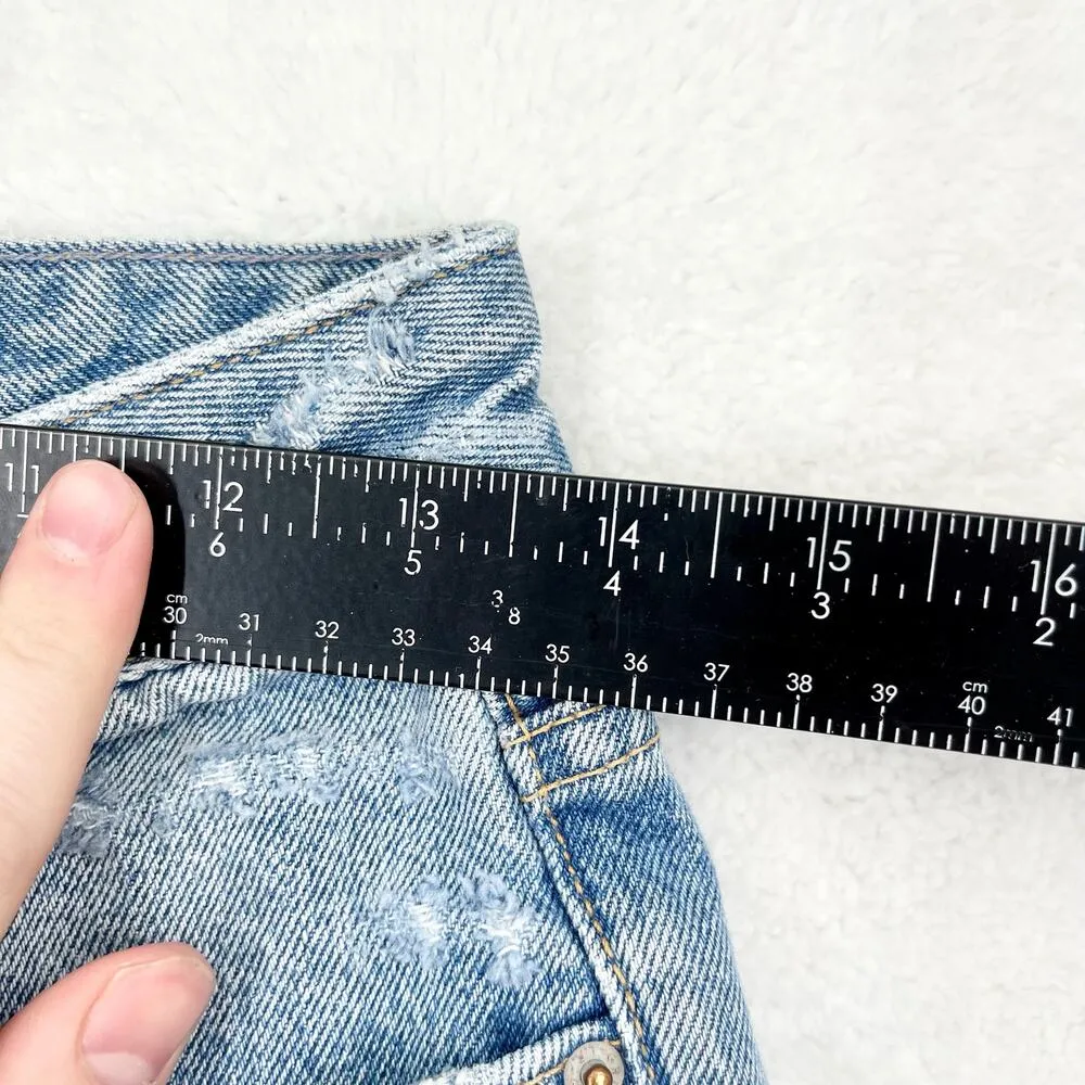 GRLFRND Denim Karolina Blue Dream High waisted Button Fly Jeans Size 26 - Image 3