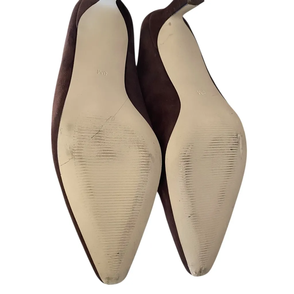 Steve Madden Niara Brown Suede Point Toe Mule size 8 - Image 10