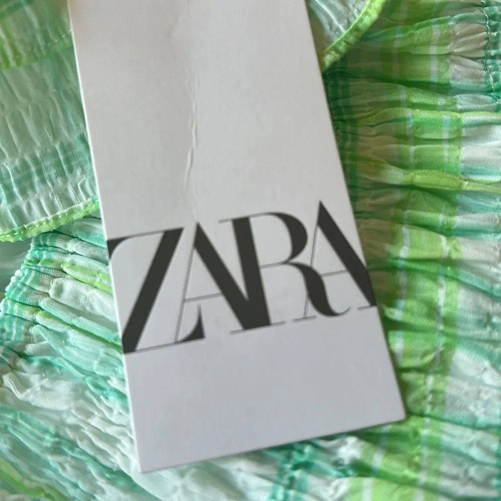 NWT ZARA ELASTIC TRIM STRIPED LIGHTWEIGHT SQUARE NECK TOP - Image 7