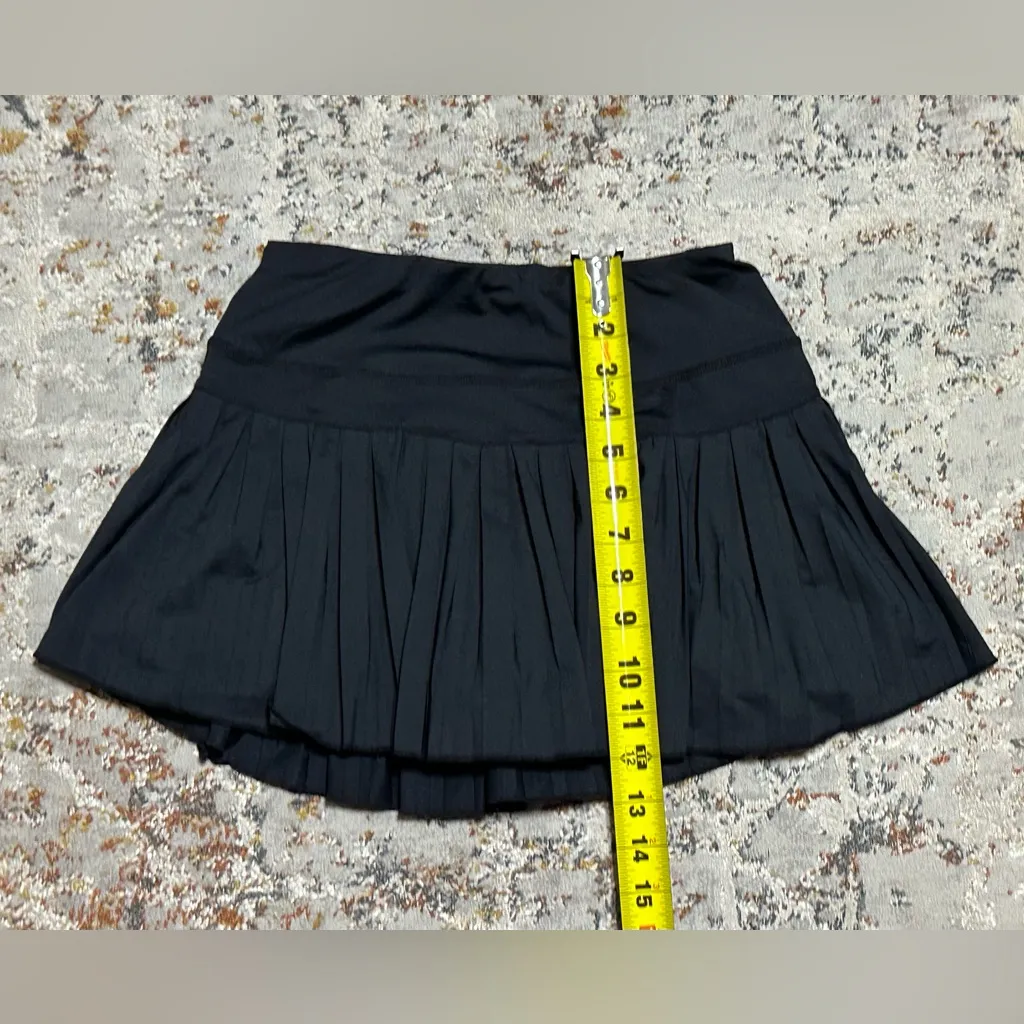 GOLDHINGE pleated skort size M black Size M - Image 7