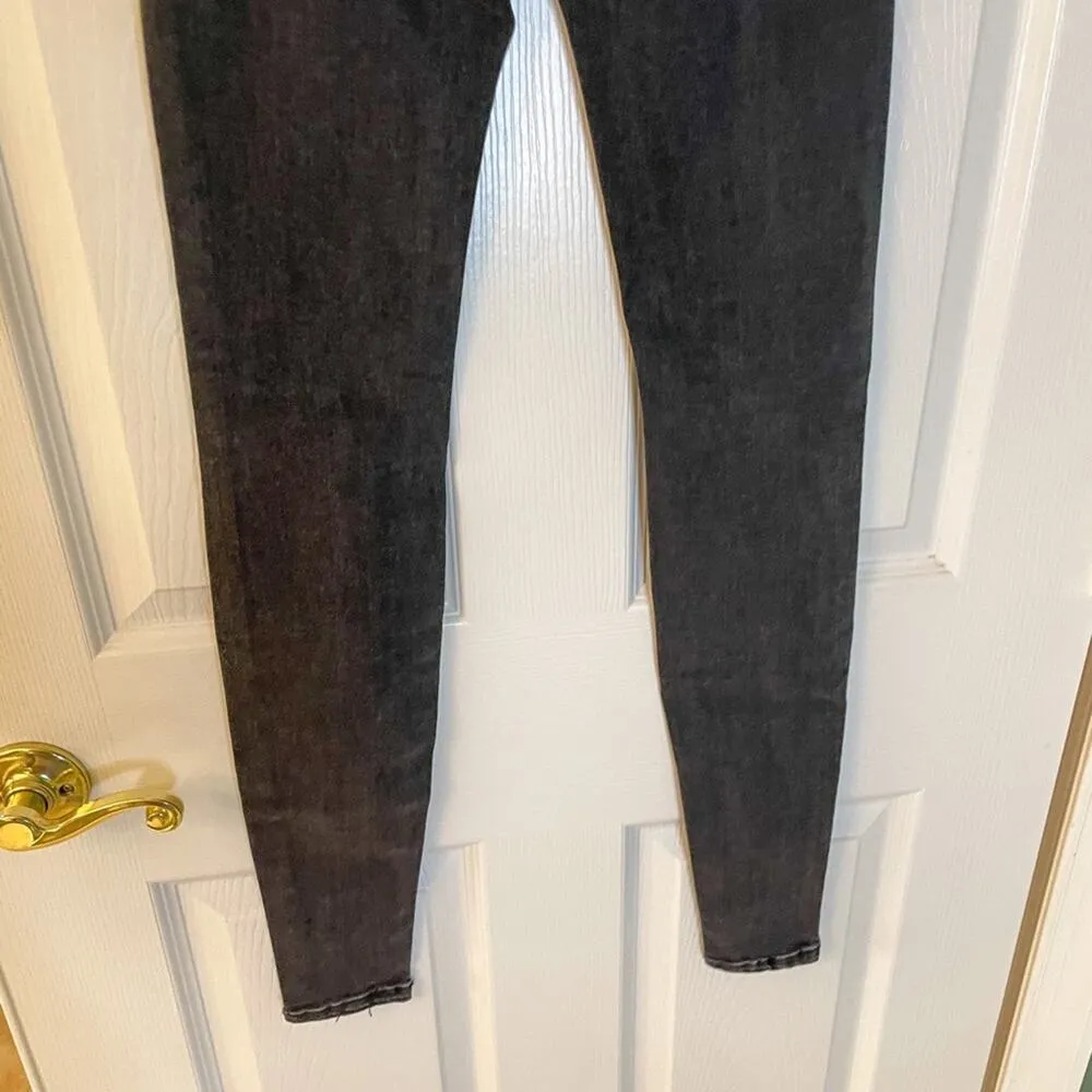 NEW! Dr. Denim Regina Black Distressed Skinny Jean, NWT, Size 24, MSRP $105 - Image 11