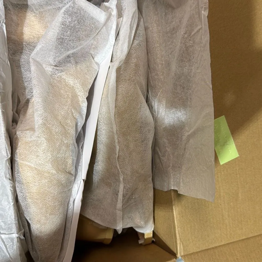 Frank Mully Women's Slingback Heels Pointed Toe Closed Toe Dressy Shoes size 9 Tan - Image 8