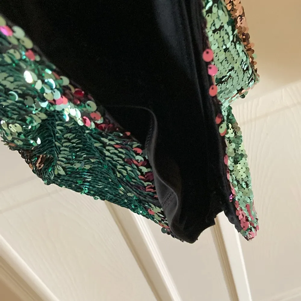 NEW Express Rainbow Multicolor Sequin Adjustable Party Dress ASO Josie Saltzman - Image 14