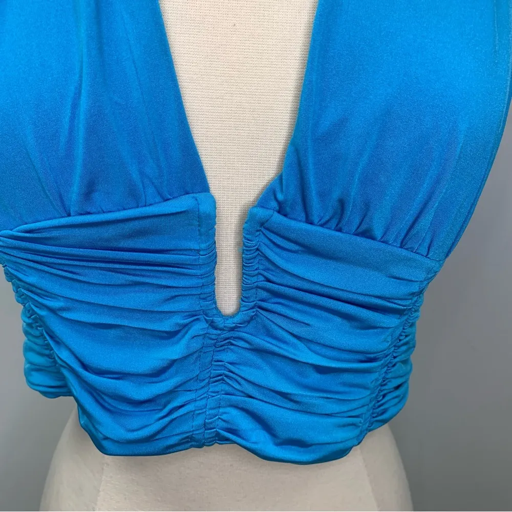 ZARA Draped crop top 3137/352 size L festival summer party y2k vibes - Image 12
