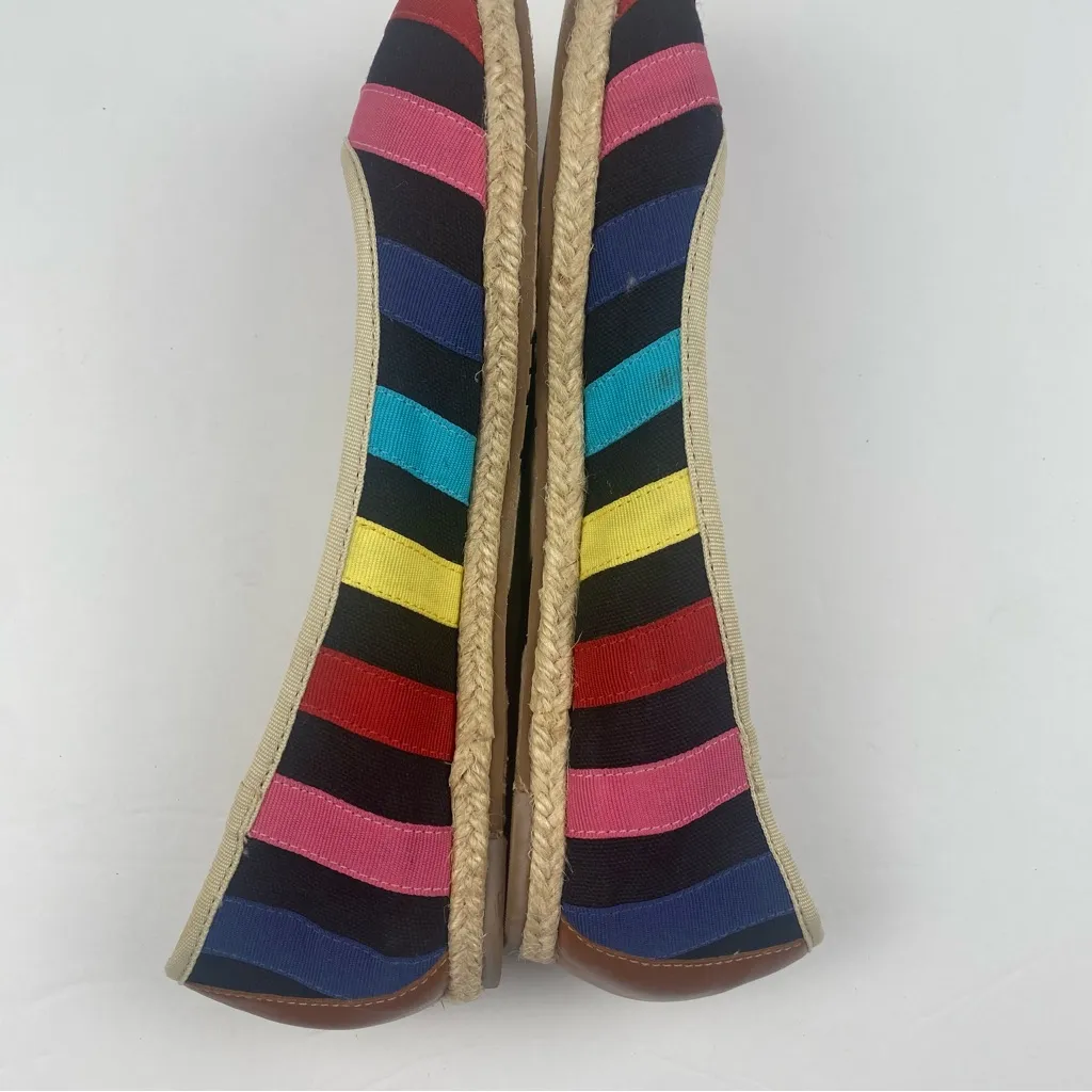 Kate Spade casual summer flat, fun summer muti stripe! - Image 8