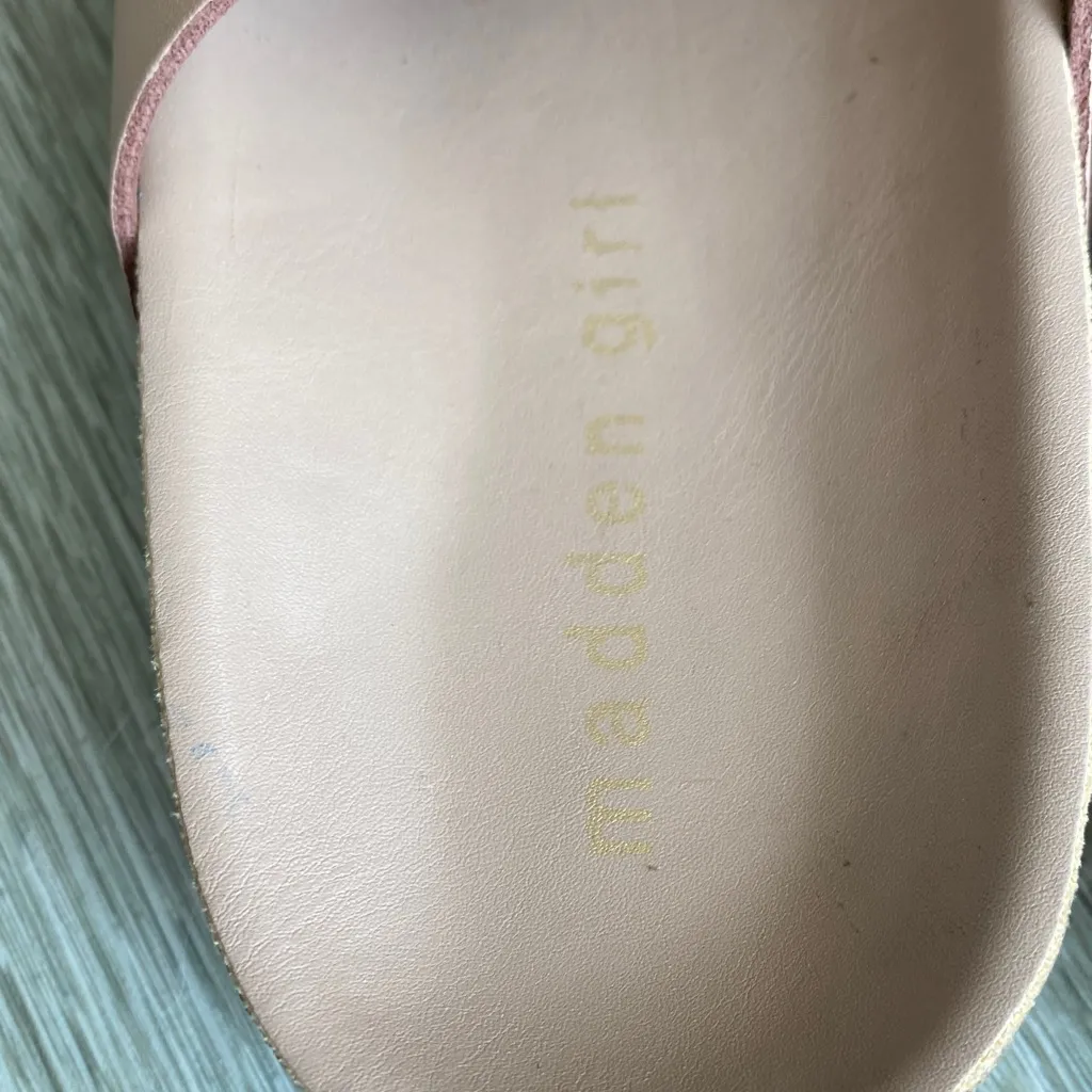 Madden girl two strap buckle flat sandals tan beige neutral 6 - Image 4