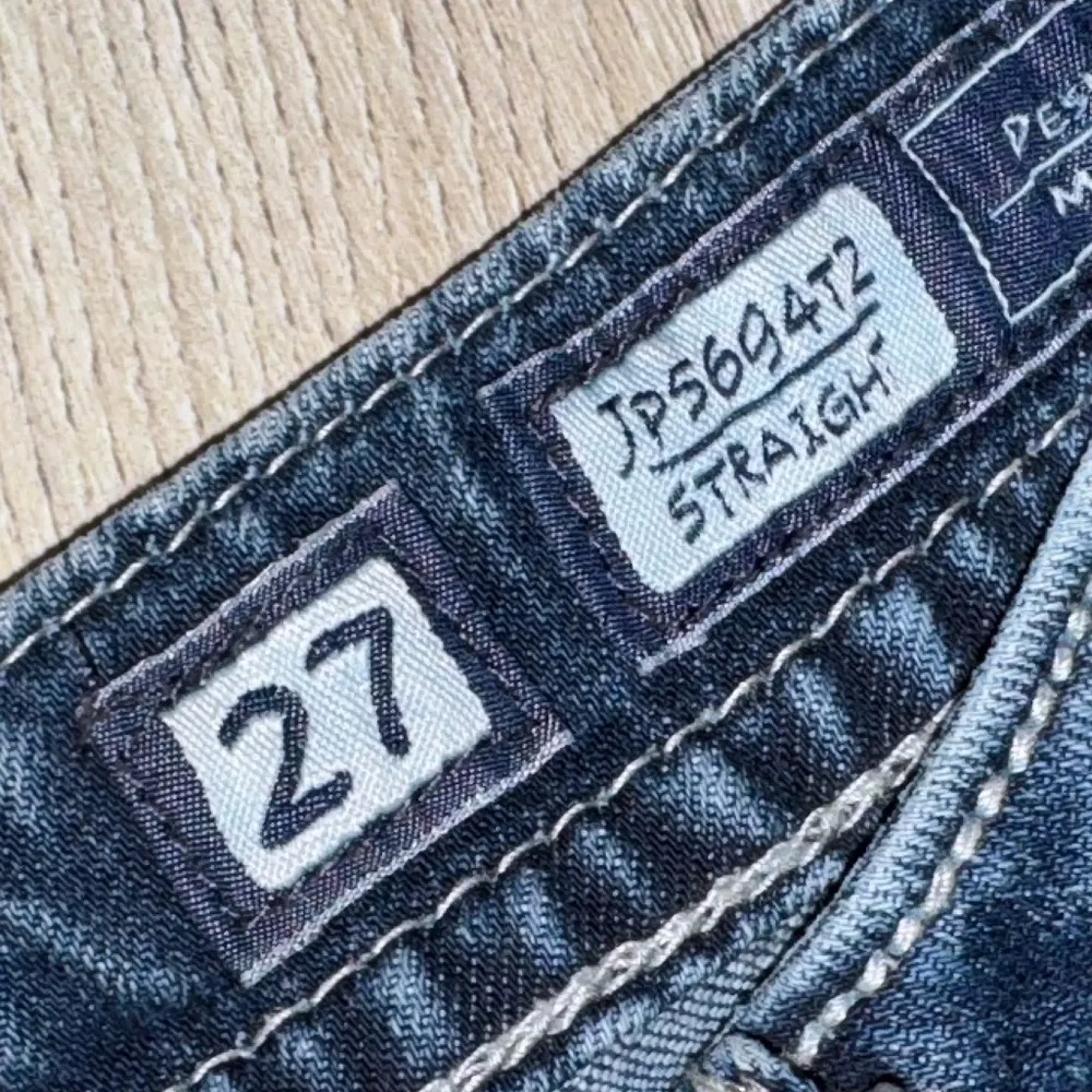 Miss Me straight leg blue jeans denim - Image 6