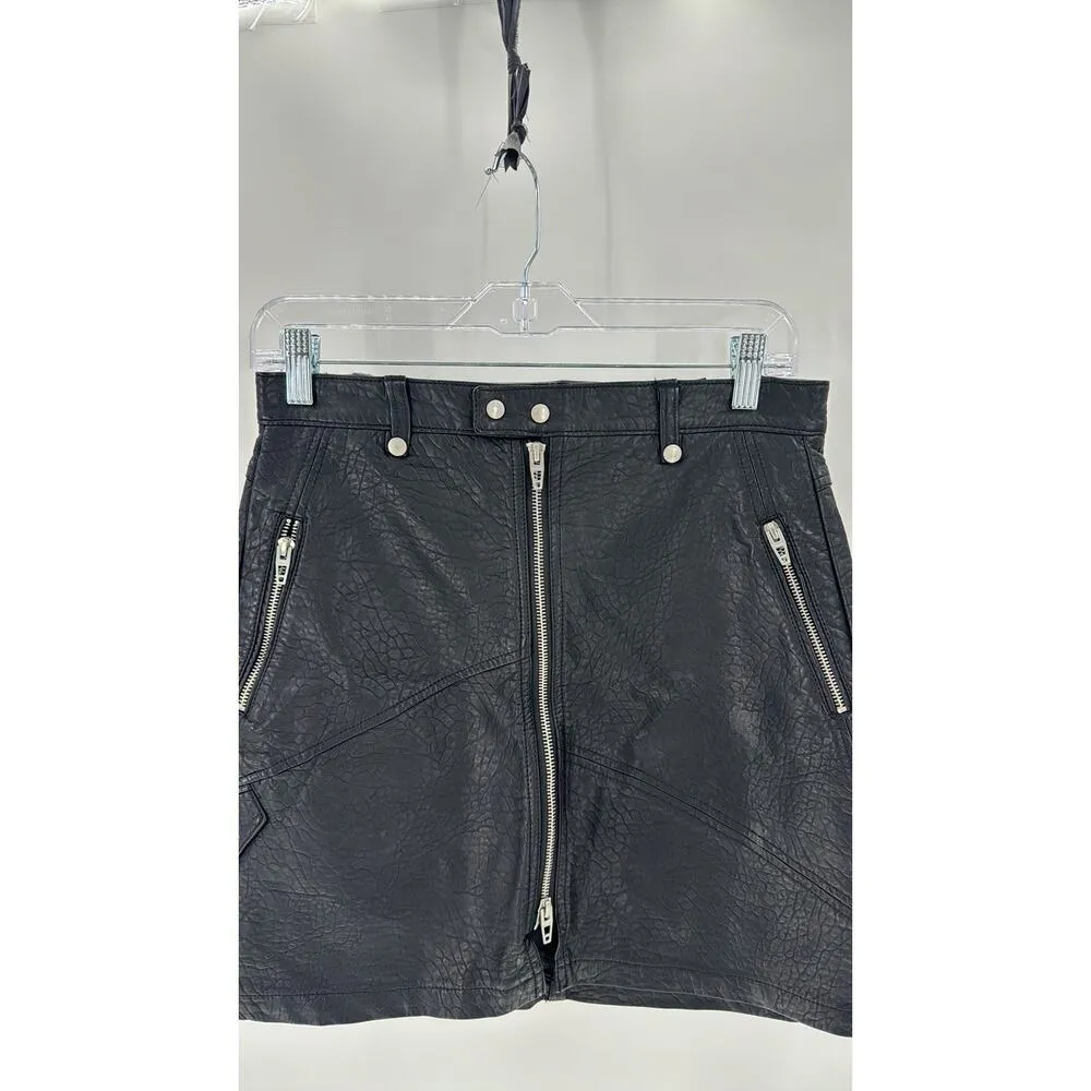 BlankNYC FAUX LEATHER zipper accents rocker date night grunge black size 27 - Image 3