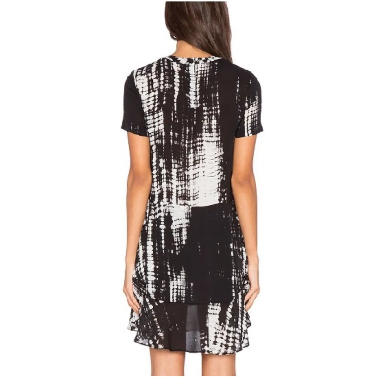 ALC Louise Tie Dye Print‎ Silk Dress NWT Sz 2 - Image 3