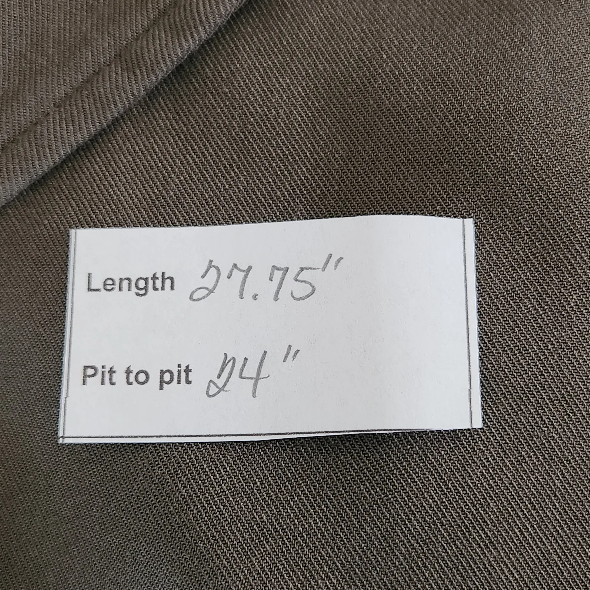 Fever Olive Green Sleeveless Button - Image 2