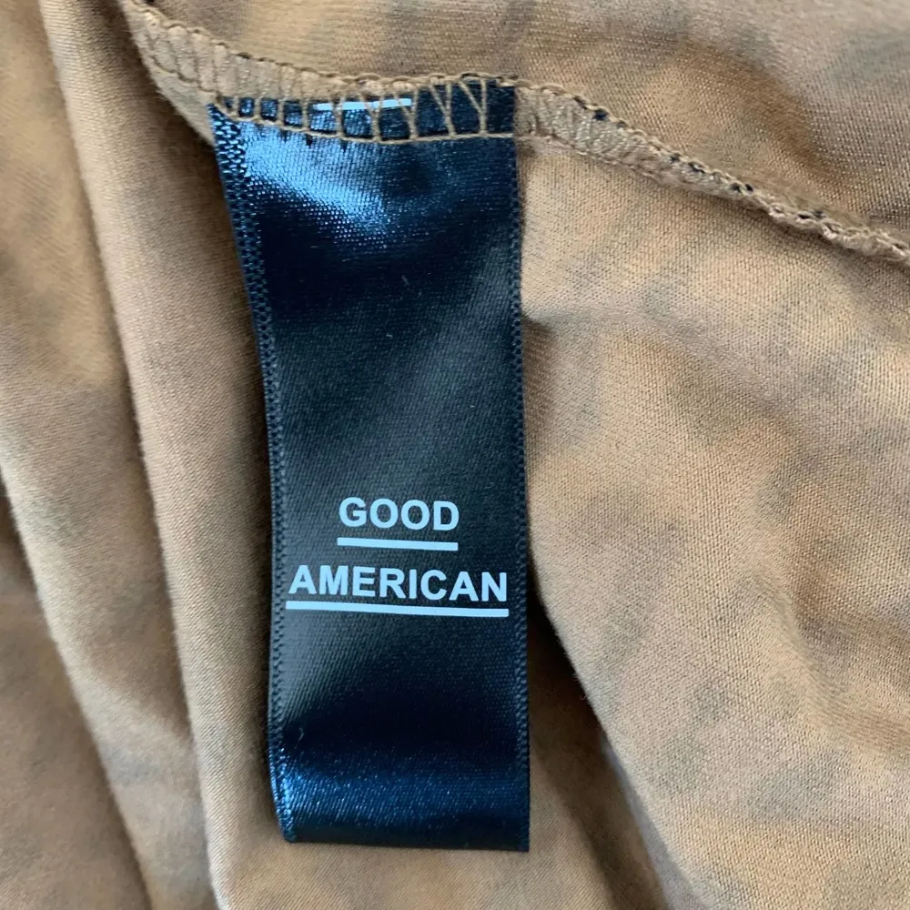 NWT Good American Caramel Leopard Print Midi Wrap Dress - Image 10