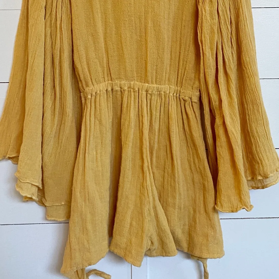 Jen's Pirate Booty Chrysanthemum Romper -‎ Marigold -XS - Image 13