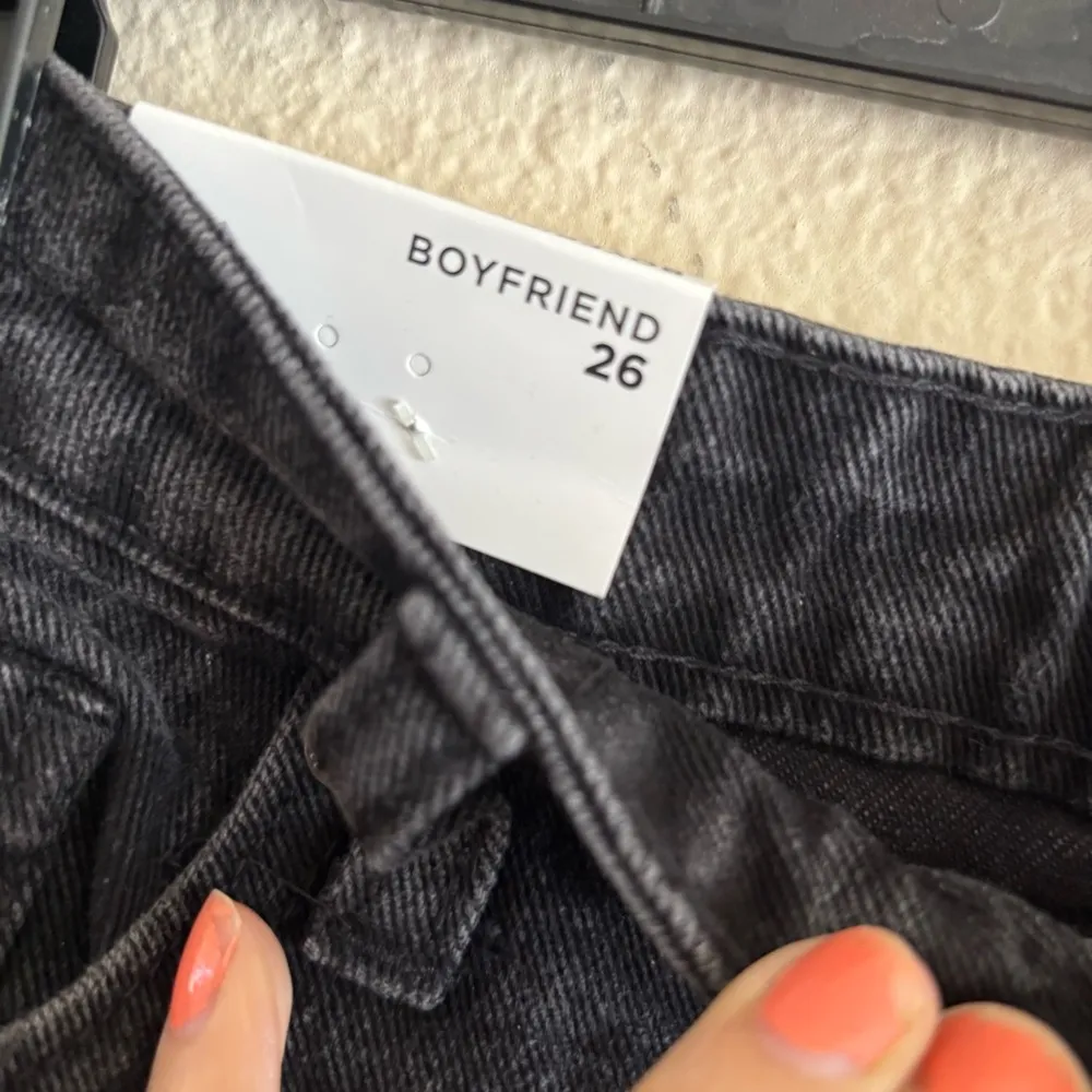 Forever 21 Black Boyfriend Jeans NWT SIZE 26 - Image 7