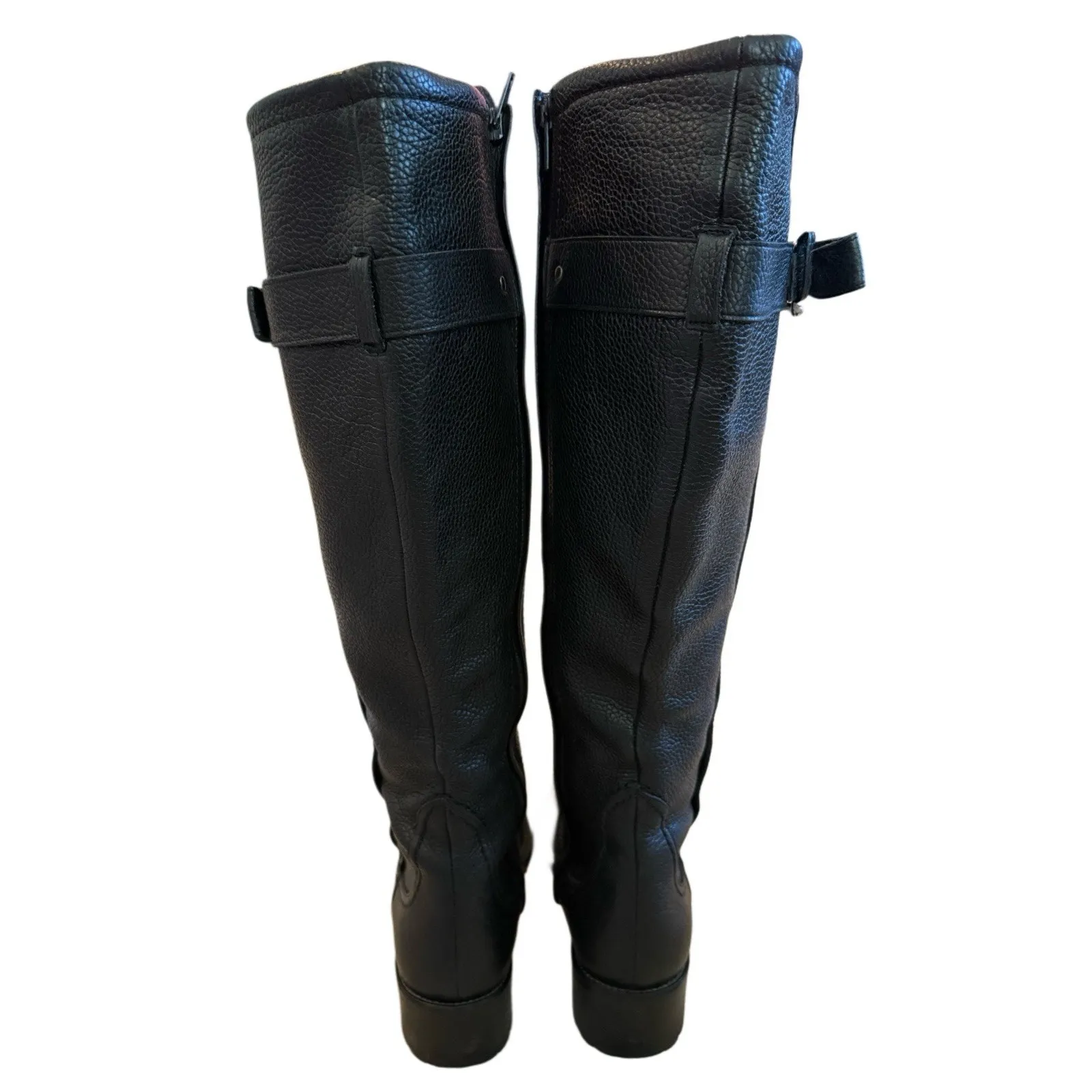 Vintage Cole Haan Italian Handcrafted Leather Equestrian Riding Boots Pristine 7 - Image 5