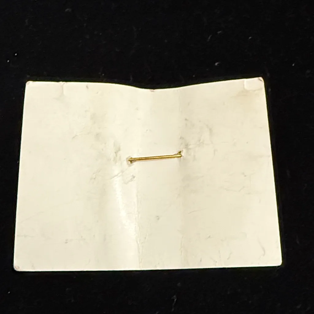 Vintage 50s Genuine Damascene 24k gold Empire State Building Souvenir Pin - Image 2