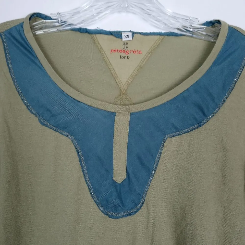 Johnny Was Pete & Greta for t By  olive green top - Image 5