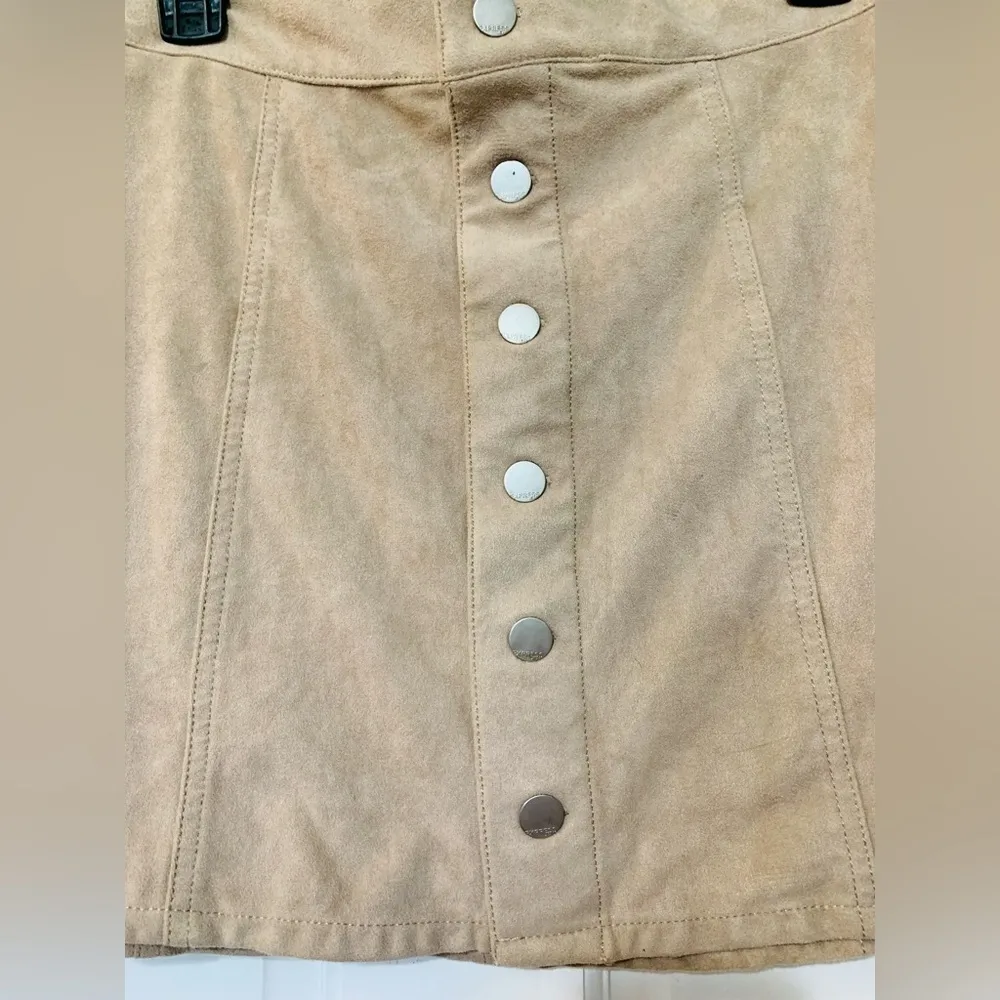 COPY - NWT  Suede Mini Skirt sz4 - Image 5