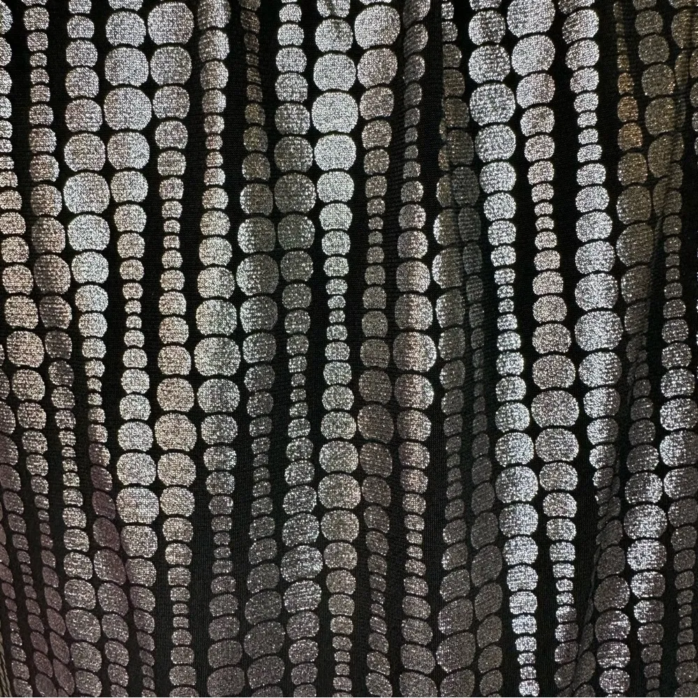 INC International Concepts Metallic Top Silver Black Small - Image 8