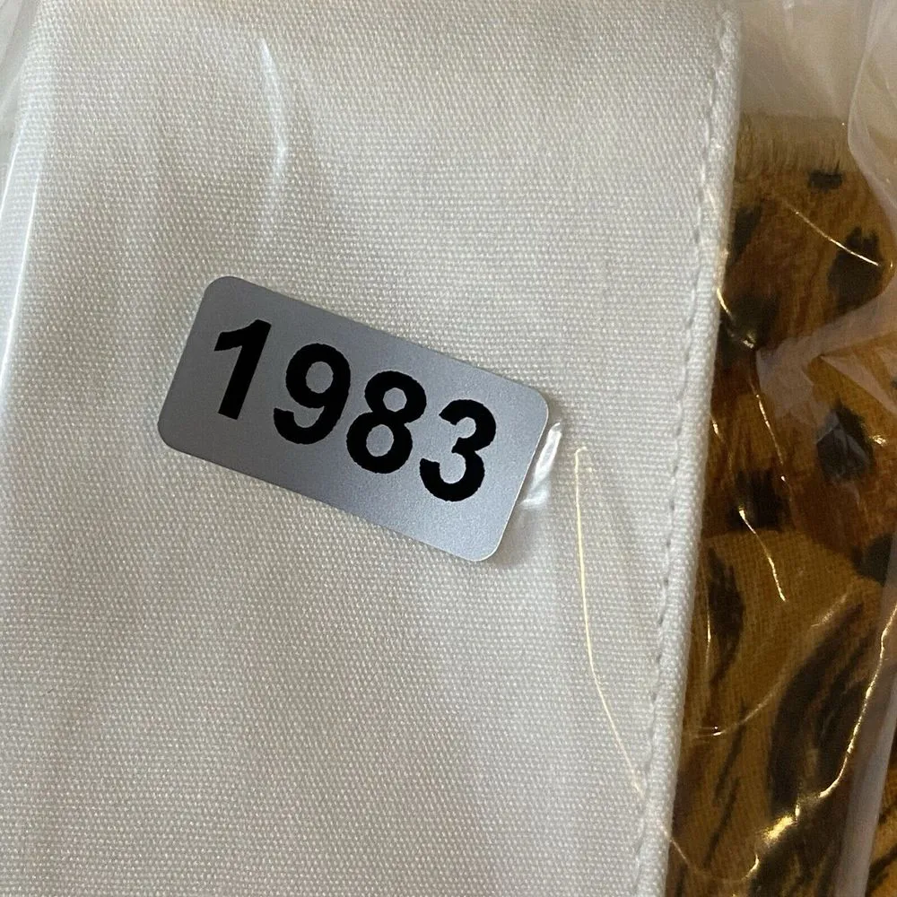 Quacker Factory Blouse‎ Shirt Womens large Cotton Big Cats Art - Image 12