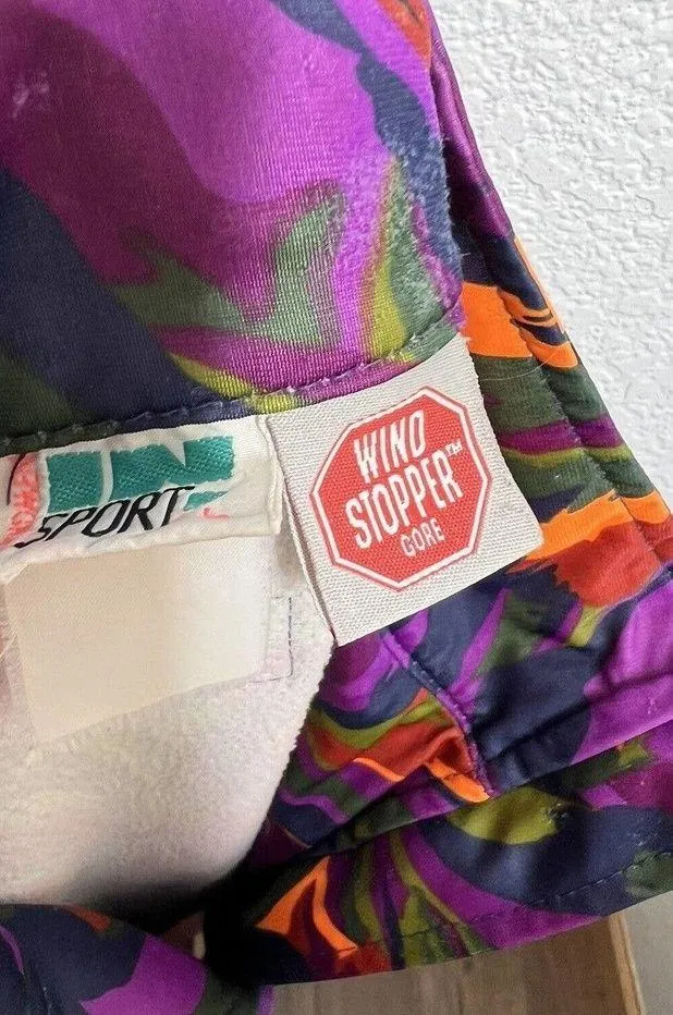 Vintage 1990s In Sport For Women Windbreaker Pullover Size L - Image 5