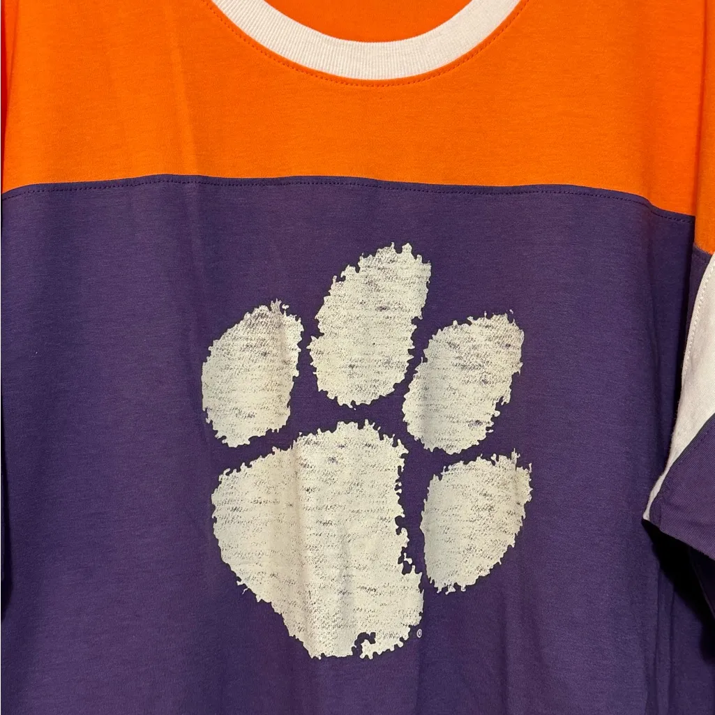NWOT '47 Women's Clemson University Tigers Premier Time Off Cotton T-Shirt XL - Image 5