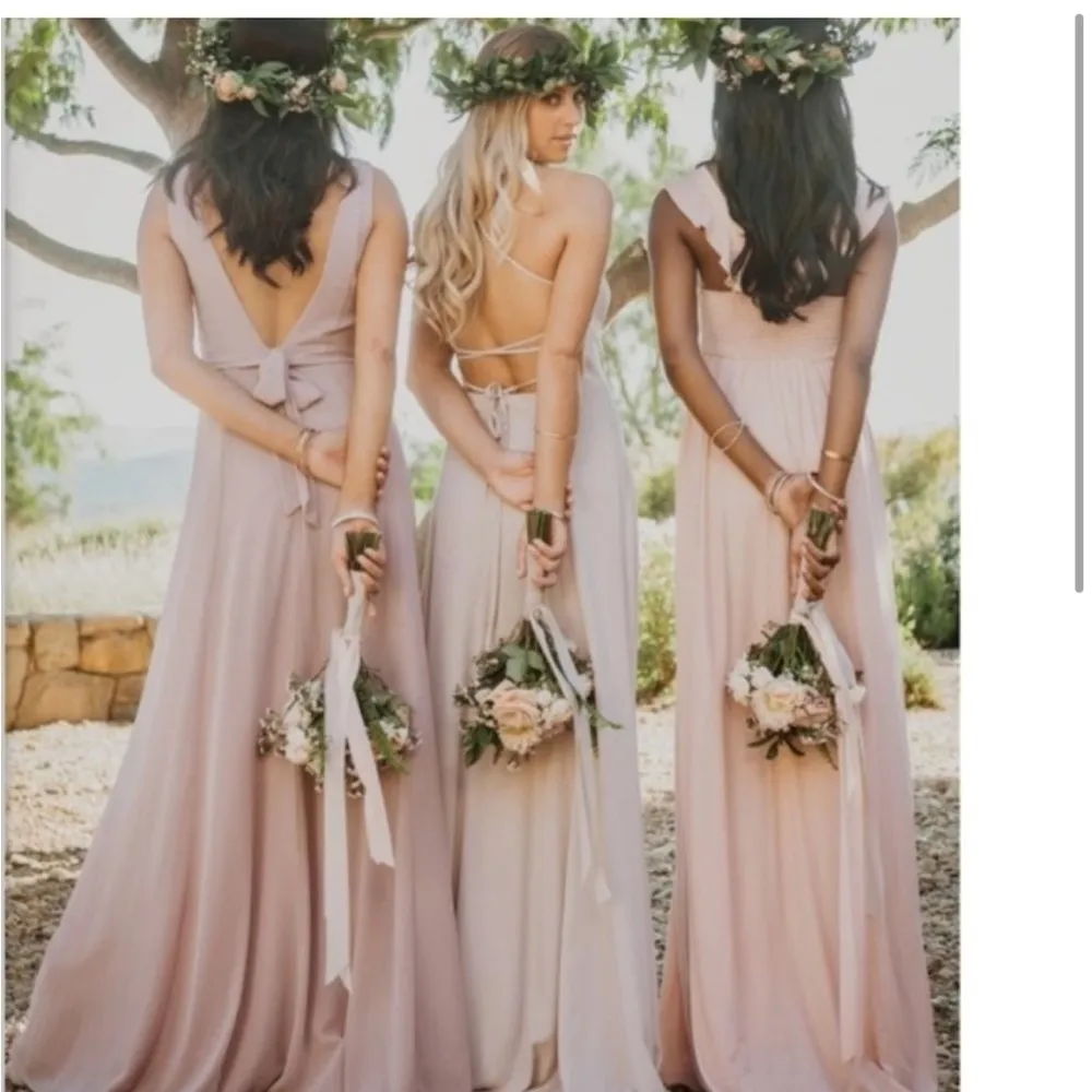 NWT‎ Show Me Your MuMu Godshaw Goddess Maxi Dress Womens Size XS Backless Tie - Image 3