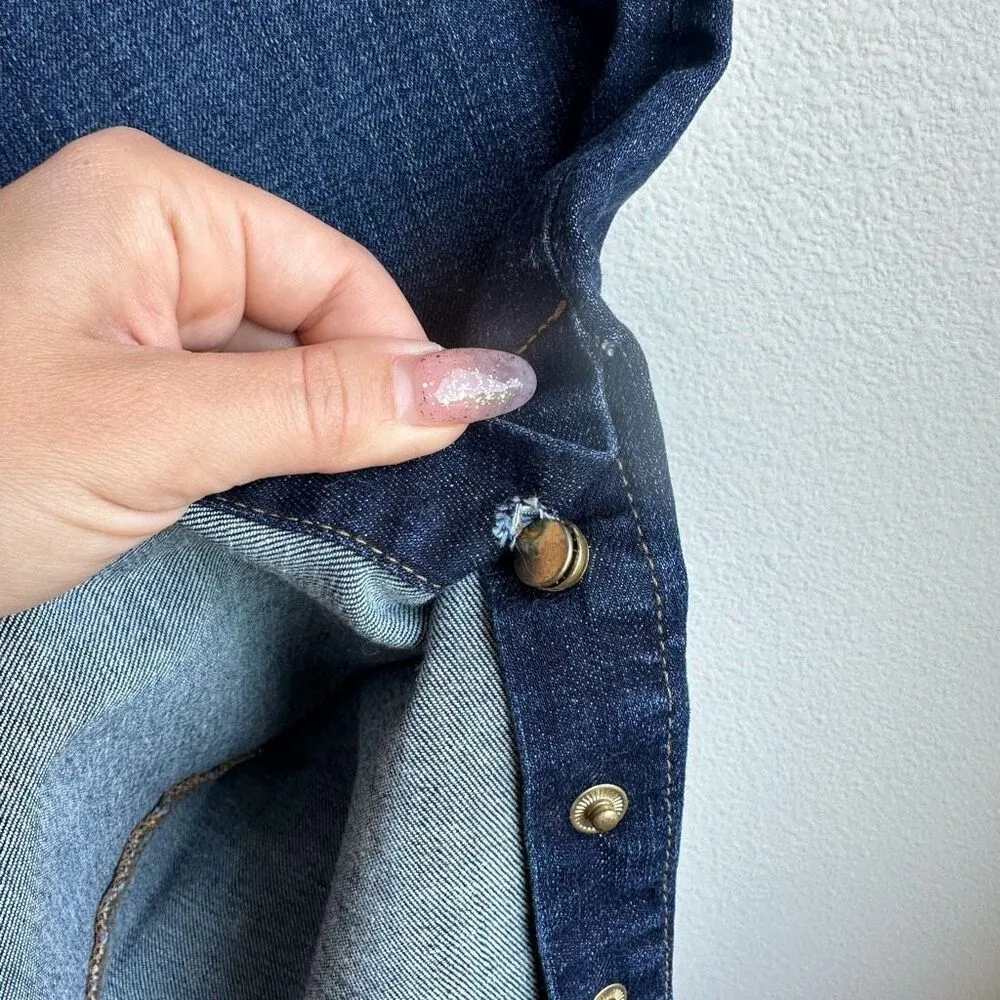 FRAME DENIM LE HIGH STRAIGHT SNAP AWAY HEM CROPPED JEANS IN MERIBEL WASH 24 - Image 5