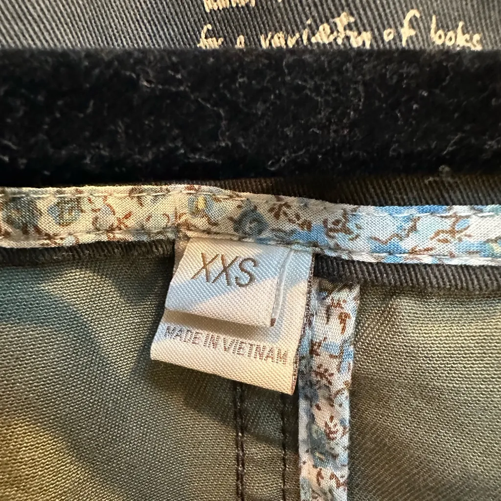 J. CREW Relaxed Fit Boyfriend Field Military Jacket Olive Green Size XXS - Image 8