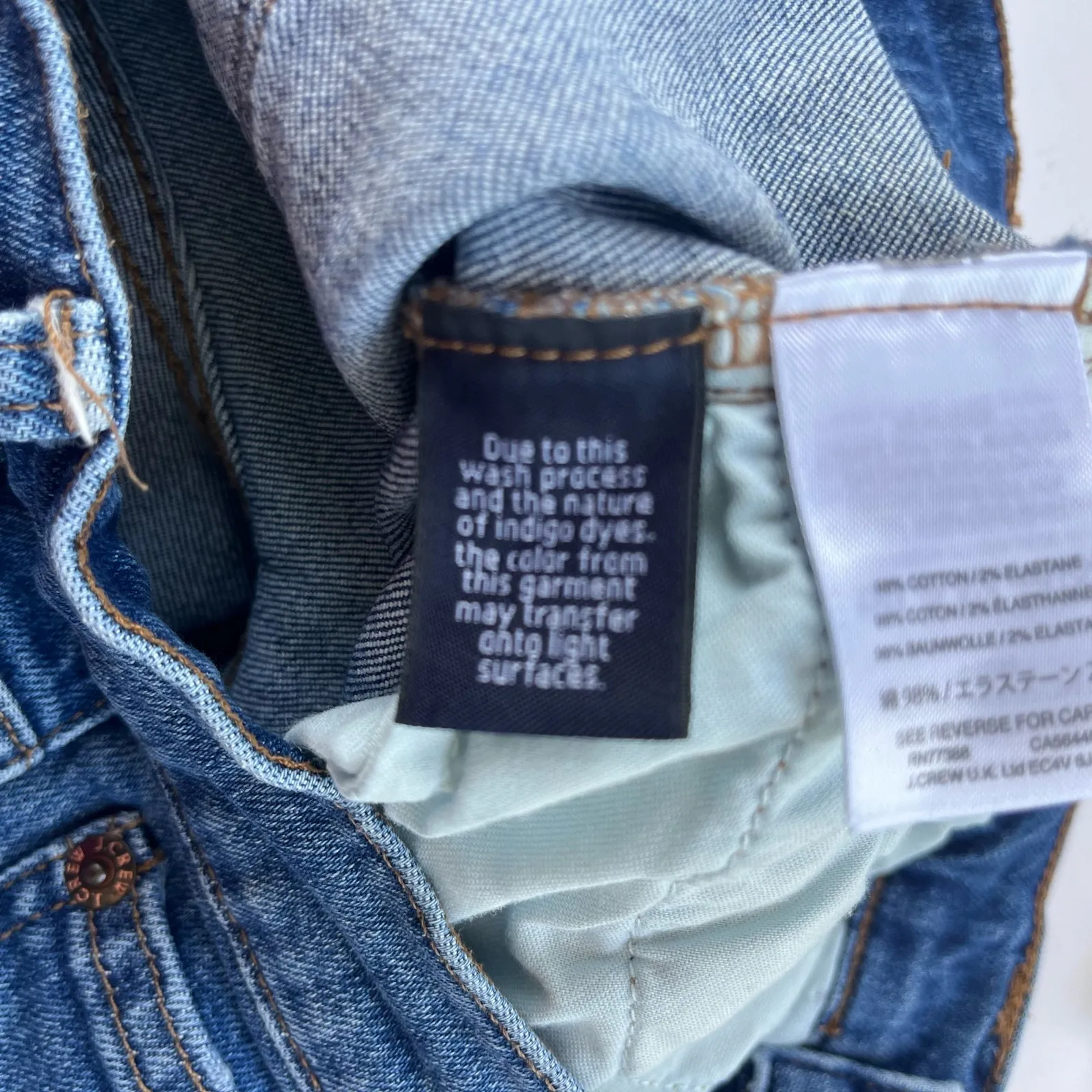 J.Crew Slim Broken In Boyfriend Womens Jeans Sz 25 Preppy Raw Hem Distress Norm - Image 7