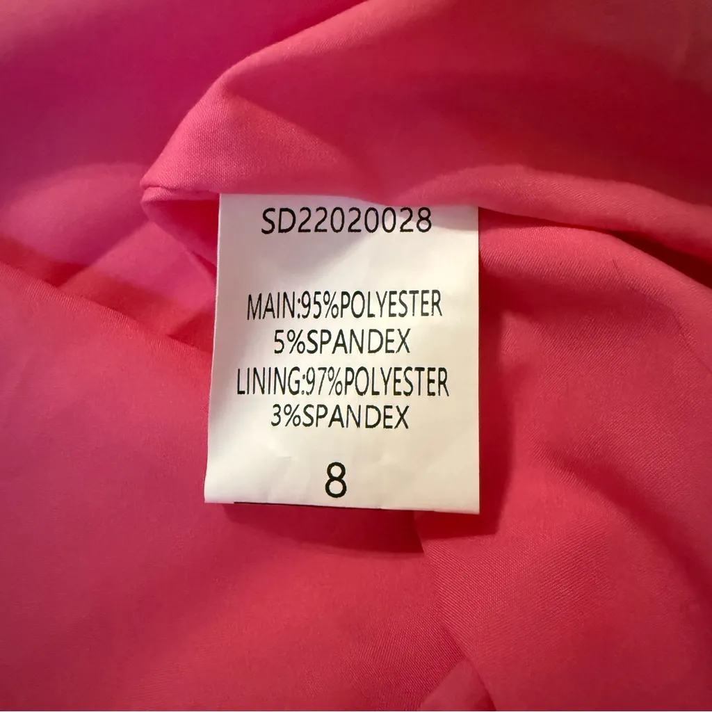 NWT SHOWPO Sharmiel Removable Straps Bodycon Dress Size 4 Pink - Image 6