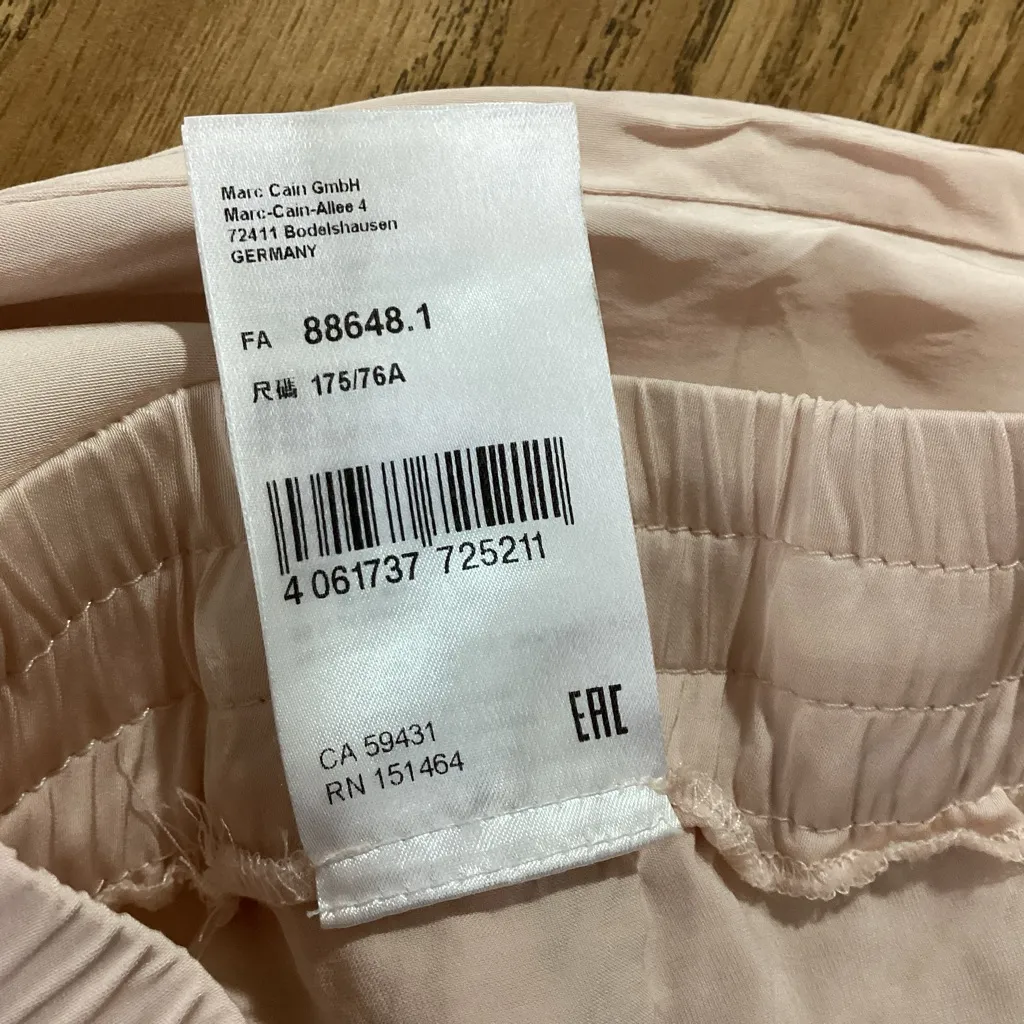 Marc Cain Satin Jogger Trousers Size N5 US Size 12 Pink - Image 11