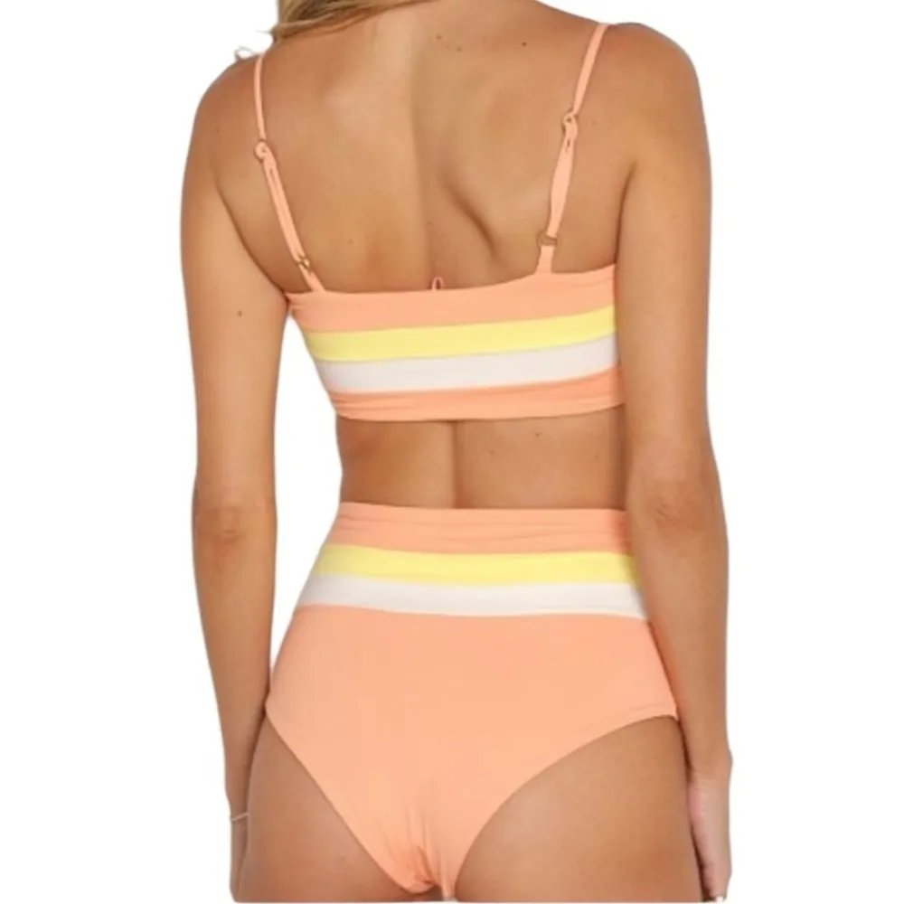 L*Space Rebel Stripe Top Style CBRLT18 & Portia Bottom Style CBPSC18 Set XL NWT - Image 3