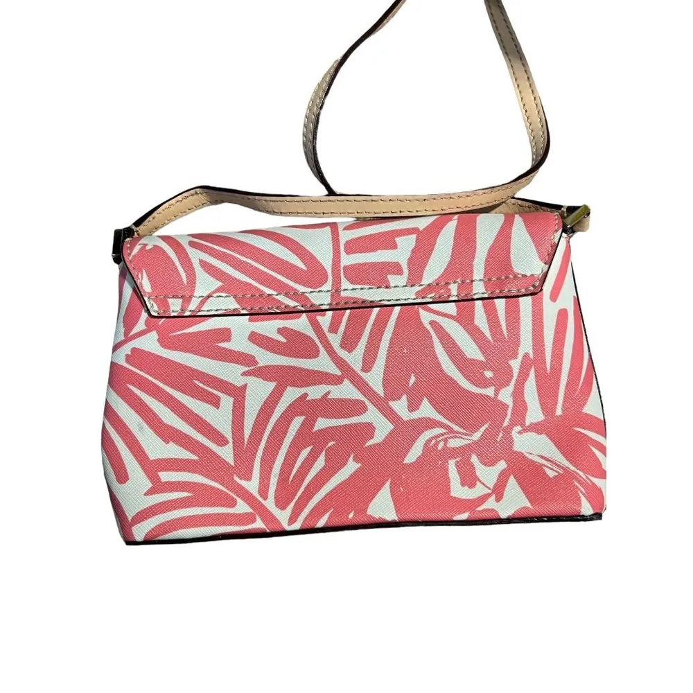 Kate Spade NY Grant Street Sally Peony Palm Crossbody Purse Shoulder Bag - Image 4