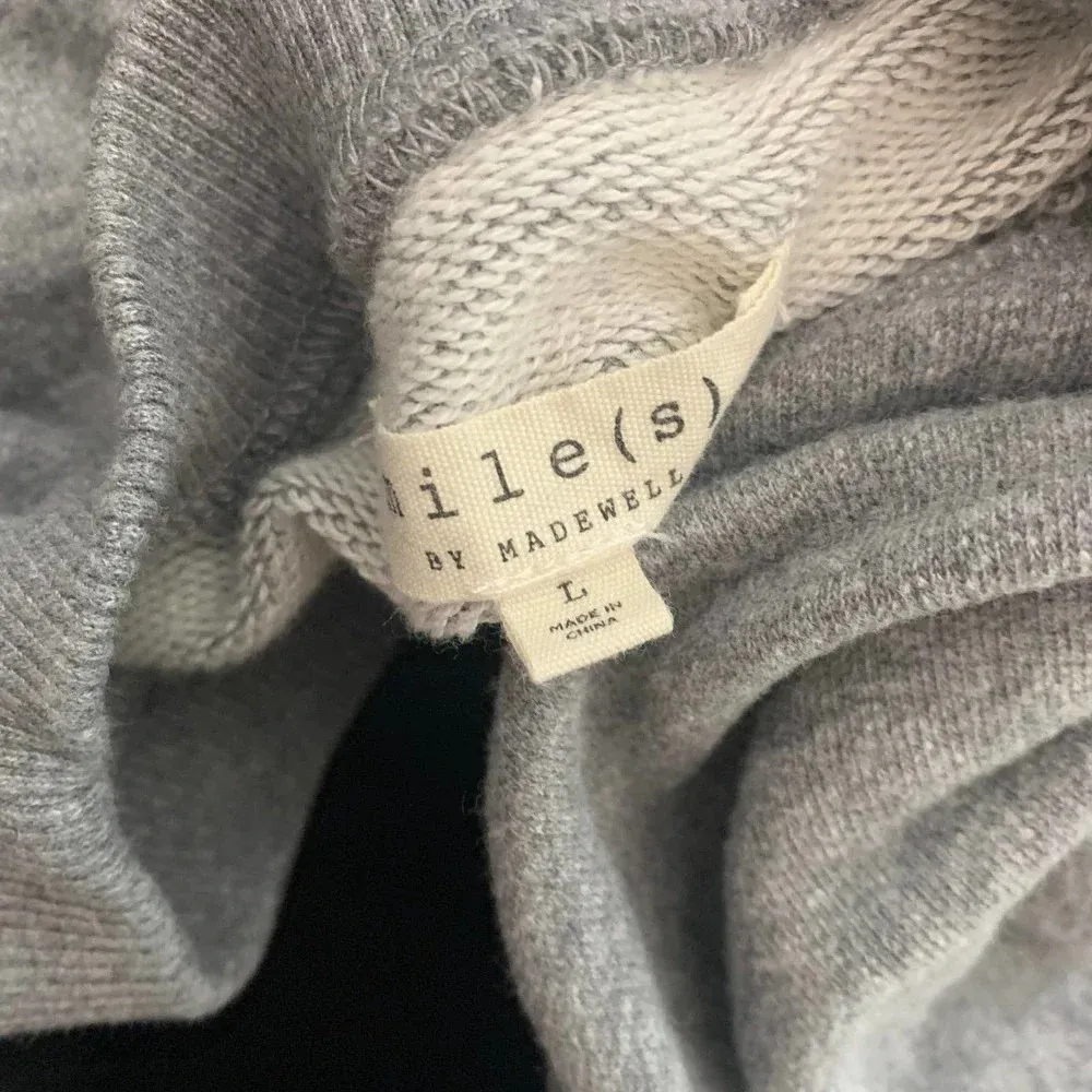 Mile(s) by Madewell‎ Gray Ruffle Sweatshirt Top - Image 10