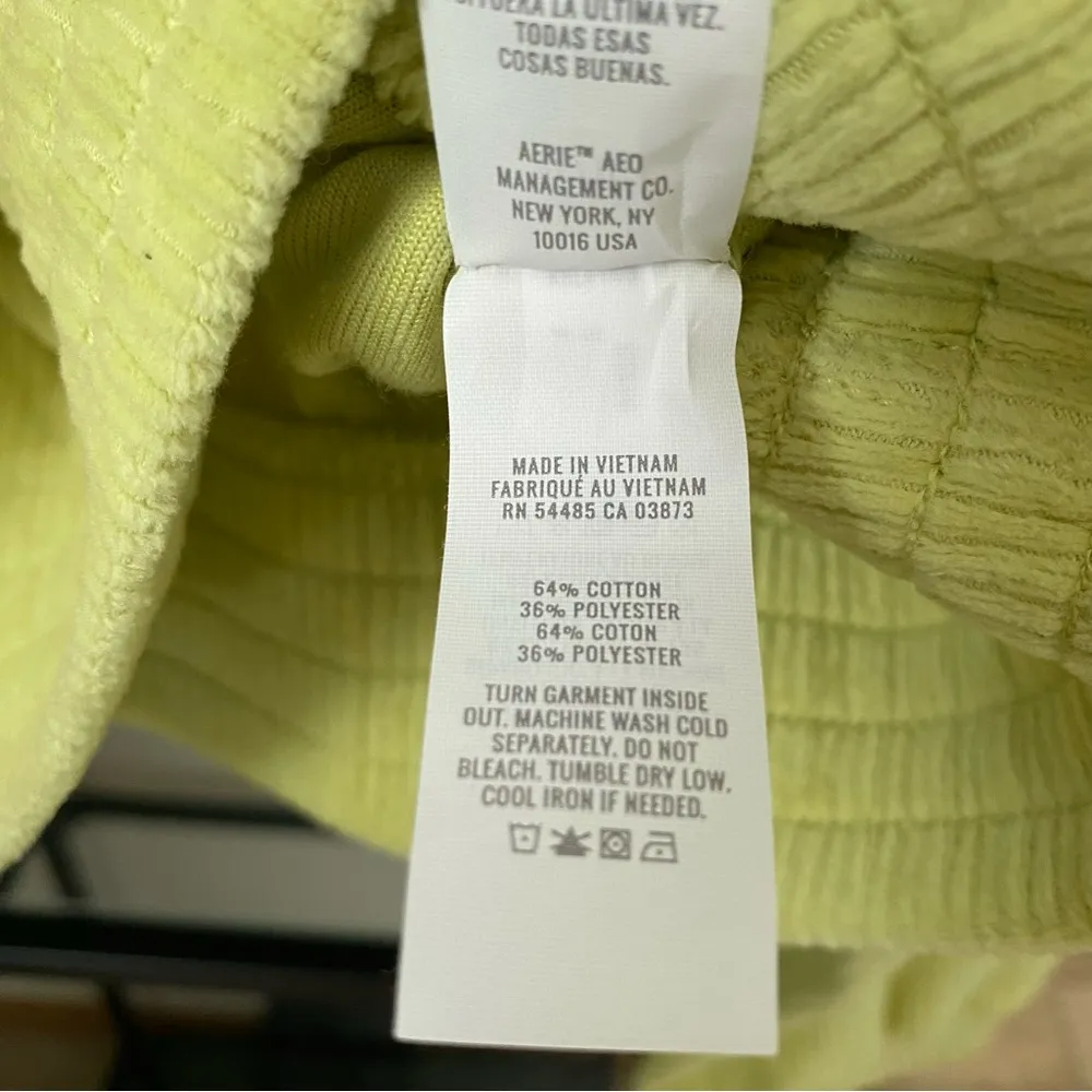 NWT Aerie Cropped Cord Zipper Jacket - Image 4