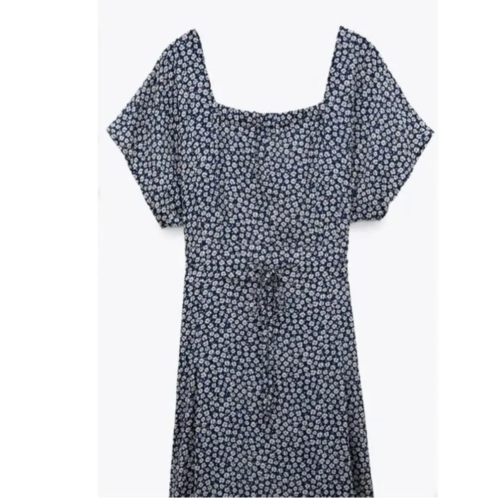 NWT Women ZARA Floral Print Midi Dress Belted SZ-Medium Bloggers Fav - Image 6