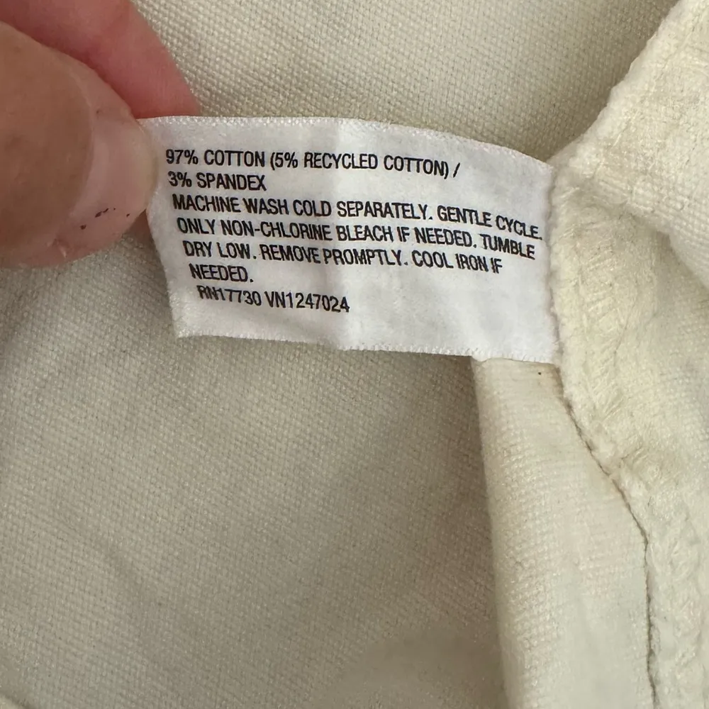 Women’s Universal Thread creamy white colored long denim skirt size 4 - Image 7