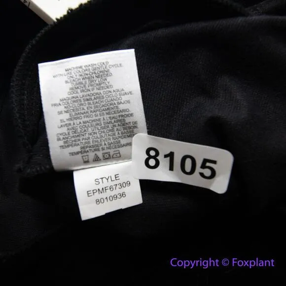 New!  Ellen Tracy black skinny corduroy pants, women's size 14‎ - Image 15