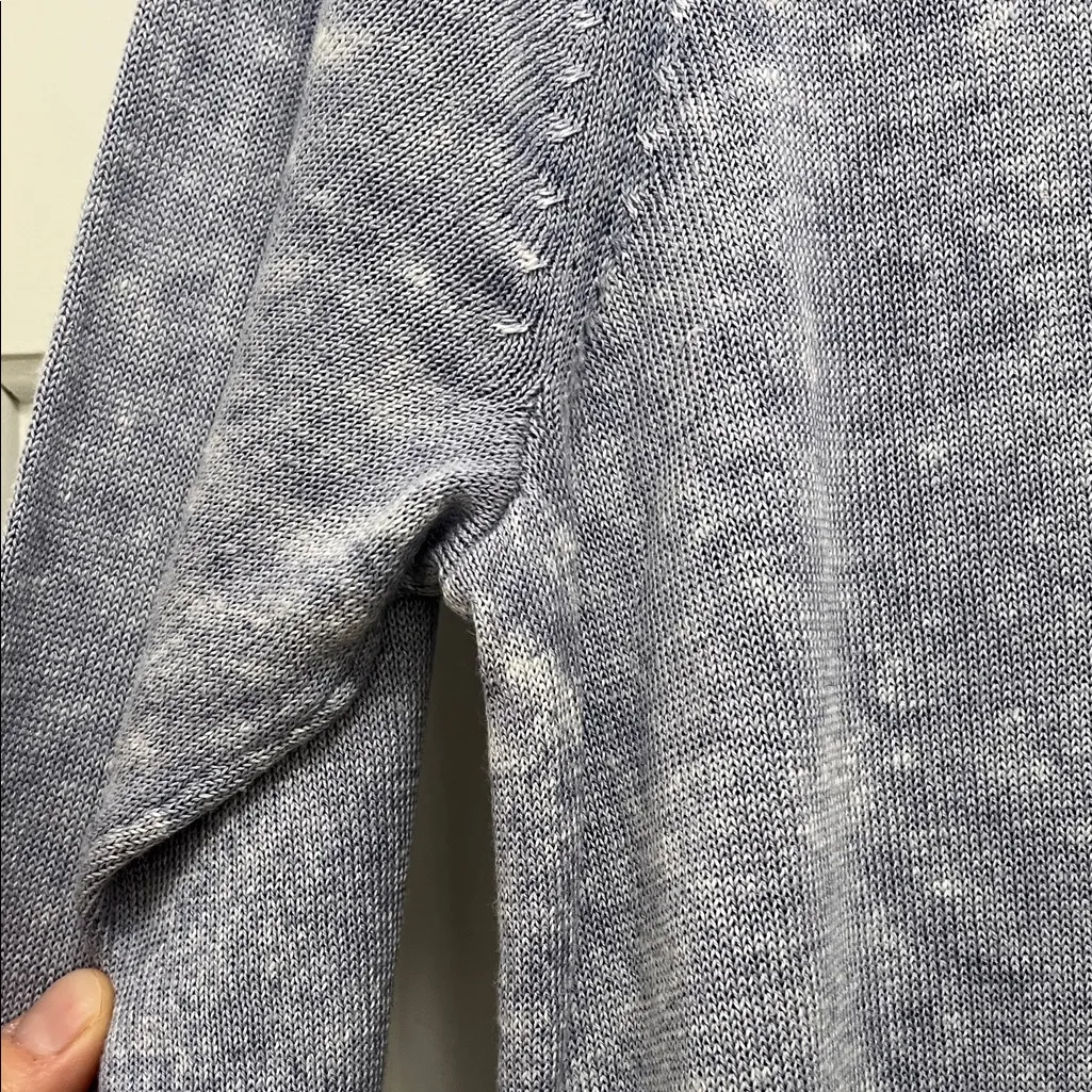 Pure Jill by J. Jill Light Blue Linen Cotton Modal Tunic Knit Top - Image 13